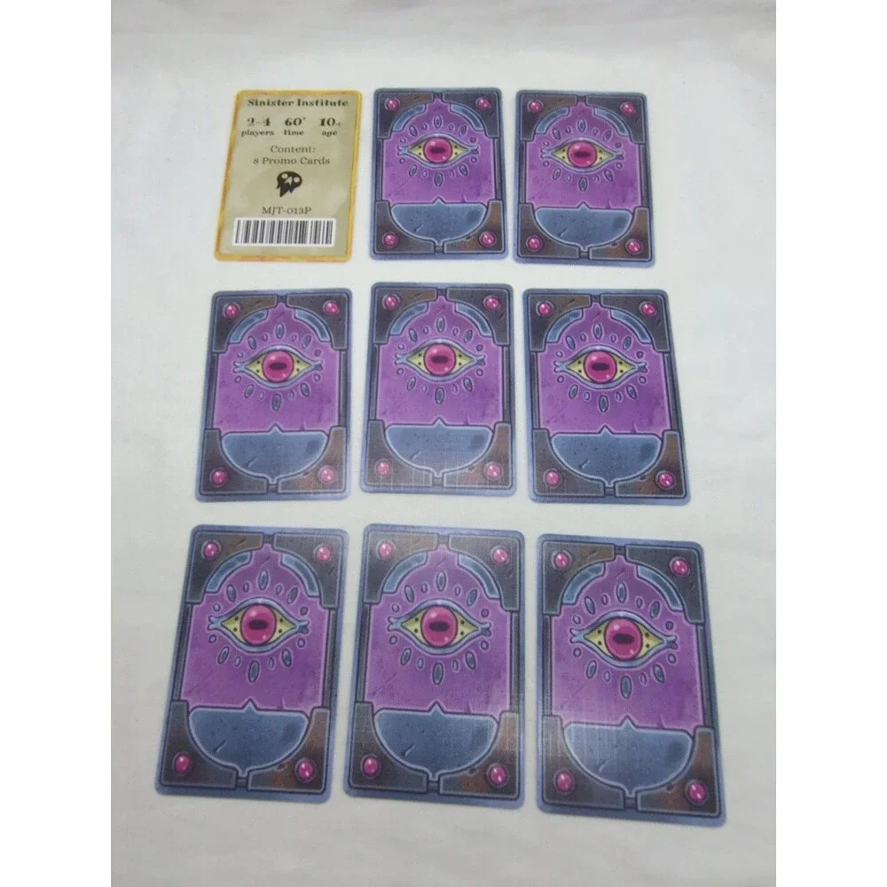 Sinister Institute Board Game Promo Cards
